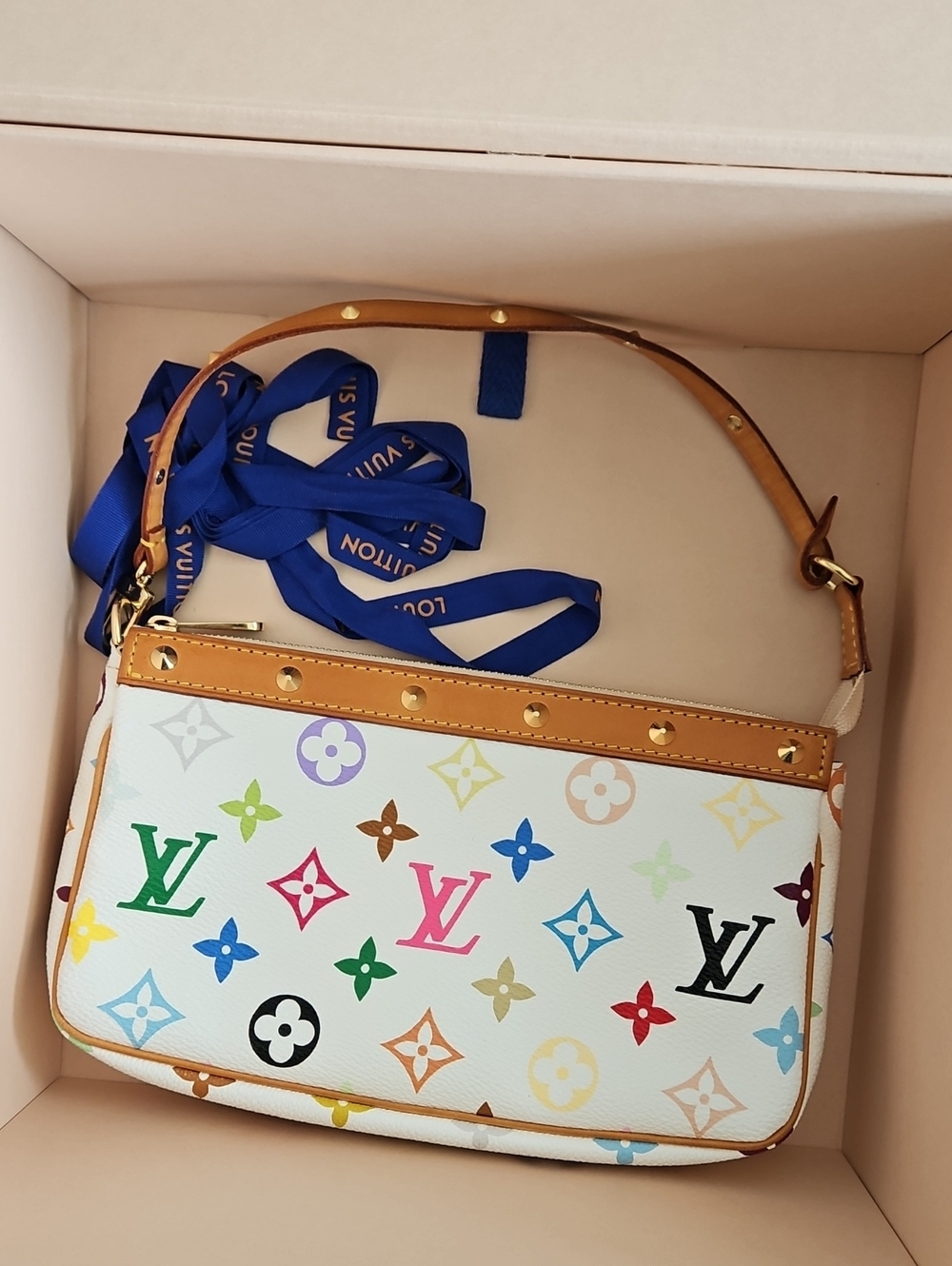 Multicolor Monogram Pochette - Picture 1 of 16